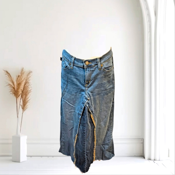 Skirt Denim Jeans Light Blue Recycled (12M) - Picture 1 of 6